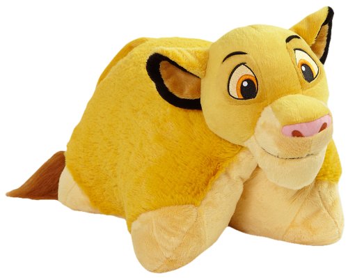 Pillow Pets Authentic Disney 18" Simba, Folding Plush Pillow- Large