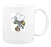 Mug with bug, carrying, insect, painting, paint, flight, animal, bee