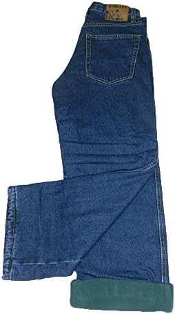 Stanley Men's 5 Pocket Polar Fleece Lined Denim Jean