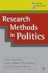 Research Methods in Politics (Political Analysis)