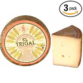 El Trigal Queso Manchego Cheese 'El Trigal', 35.2-Ounce Packages (Pack of 3)
