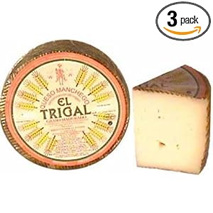 El Trigal Queso Manchego Cheese 'El Trigal', 35.2-Ounce Packages (Pack of 3) by El Trigal