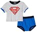 Search : Franco Apparel Baby-boys Newborn Superman Diaper Set, Gray/Blue, 6 Months