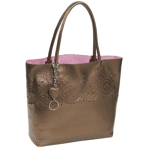 Jesselli Couture Large Punch Hole Solid: Bronze with Pink