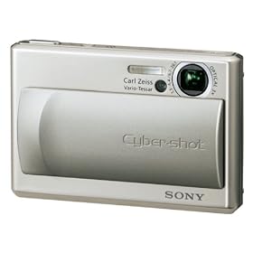 Sony Cybershot DSC-T1 5MP Digital Camera with 3x Optical Zoom