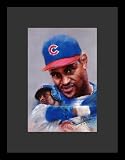 Sammy Sosa Chicago Cubs Montage Mlb Art White Wood-Mounted Poster Print - 11