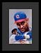Sammy Sosa Chicago Cubs Montage Mlb Art Gold Wood-Mounted Poster Print - 11