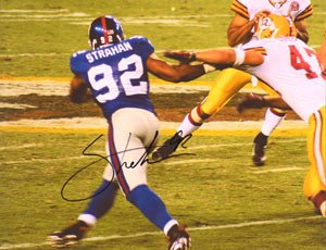 Michael Strahan Signed New York Giants 8x10 Photo