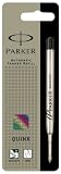 Parker Quink Ballpen Refill Medium Black Pack of 12