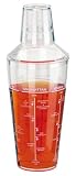 Paderno World Cuisine Acrylic 22 3/8-Ounce Cocktail Shaker