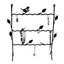 Bird Wire Frame 3 Tier Jewelry Stand Earring Display Cast Iron 12