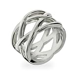 Eve's Addiction Sterling Silver Celtic Knot Ring