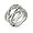 Eve's Addiction Sterling Silver Celtic Knot Ring, 5