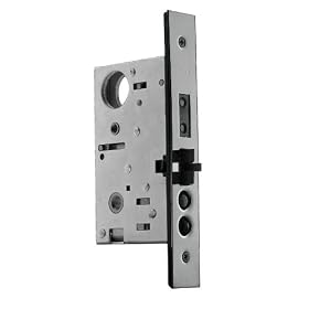 Baldwin 6320.102.LLS Left Handed Handleset and Lever Entrance Mortise Lock with 2-1/2-Inch Backset, Oil Rubbed Bronze