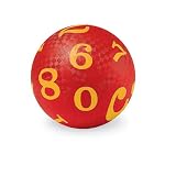 Numbers Ball Red and Yellow 5in