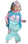 Mullins Square Mermaid Baby Costume, Aqua - 6-18 Months