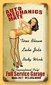 Full Service Garage Pinup Girl Sign