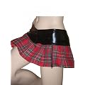 Ultra hei�er Gogo Minirock im Karolook * Club Wear * Pole Dance * Mottoparty * Minikleid Kleid Rock