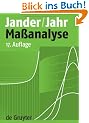 Ma�analyse: Theorie und Praxis der Titrationen mit chemischen und physikalischen Indikationen