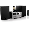 Philips DCM2020 Kompaktanlage (CD/MP3/WMA-Player, 20 Watt, Apple iPode Dock, USB 2.0) schwarz