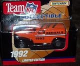 Cincinnati Bengals 1992 Matchbox/White Rose NFL Diecast Chevy Sedan Truck