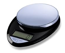 EatSmart Precision Pro Digital Kitchen Scale, Black Chrome