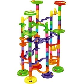 Marble Race Deluxe - Circuit de billes - Construction Large - 105 pi�ces
