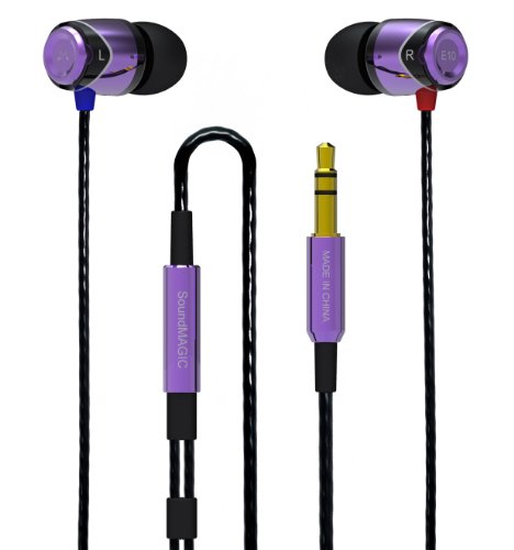 SoundMAGIC E10 Earphones - Purple/Black