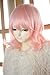 Liz Wig Light Pink 20's Heat Friendly Short Wavy Hair Wig / Lolita Cosplay Party Wig