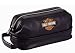 Harley-Davidson® Leather Toiletry Shave Bag Dopp Kit. Travel Shaving Kit. Bar & Shield Logo. 11 X 4.5 X 5.5-Inches. 99609