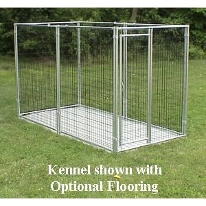 DOG KENNEL FENCING ULTRA SERIES 5'X10'X6H 9-GAUGE