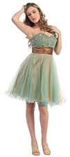 Strapless Cocktail Party Junior Prom Dress 2651