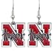 Set of 2 Nebraska Cornhuskers Dangle Earrings - NCAA College Athletics Fan Shop Sports Team Merchandise