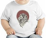 Lion and the sun オーガニックベビーTシャツ 12 - 18 Months