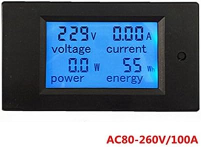 Voltage Meter / Tester (AC 80-260V/100A). Volt Amp meter or Multifunction meter Power / Energy tester with Current Transformer