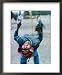 Aymara Boy Playing in Playground, Chucuito, Puno, Peru Framed Art Poster Print by Eri...