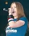 Avril Lavigne 12x16 Color Photo or Canvas Print (Blue Mustangs T-Shirt)