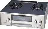 Paloma BISTROASTER ガステーブル 右強火力バーナー 都市ガス12A13A用 PA-GS35DWA-R-2A