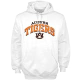NCAA Auburn Tigers White Arched Hoody Sweatshirt