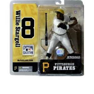 McFarlane Toys MLB Cooperstown Collection Series 2 Action Figure Willie Stargell (Pittsburgh Pirates) White Jersey Variant