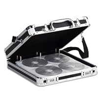Vaultz Locking Media Binder, 12 3/4"H x 14 1/8"W x 3 1/2"D, Black