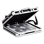 Vaultz Locking Media Binder, 12 3/4"H x 14 1/8"W x 3 1/2"D, Black
