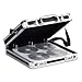 Vaultz Locking Media Binder, 12 3/4"H x 14 1/8"W x 3 1/2"D, Black