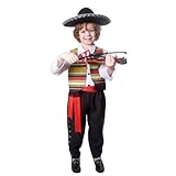 Mexican Mariachi Children's Costume Size: Medium