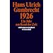 1926: Ein Jahr am Rand der Zeit (suhrkamp taschenbuch wissenschaft)