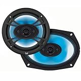 Dual SBX654 6 .5-Inch 4-Way 140 Watts illumiNITE Star Burst Speaker System 