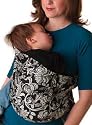 Hotslings Designer Pouch Style Baby Carrier, Black Ecru, Size 5