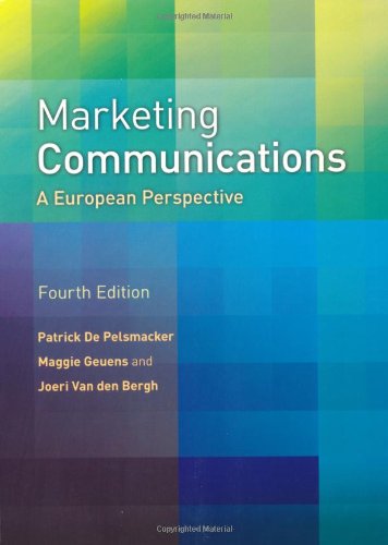 Marketing Communications: A European Perspective 