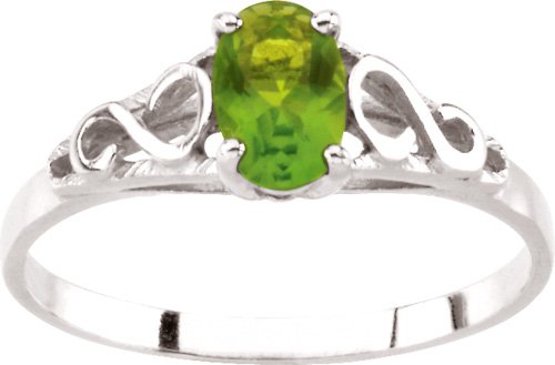 Teen Imitation August Birthstone Ring