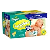 Pampers Swaddlers Diapers Big Pack Size Newborn 84 Count